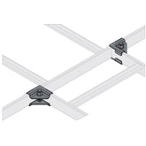 Middle Atlantic CLH-HTS Horizontal 90 Degree Tee Splice Hardware